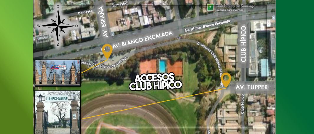¿Como llegar a Club Hípico? 